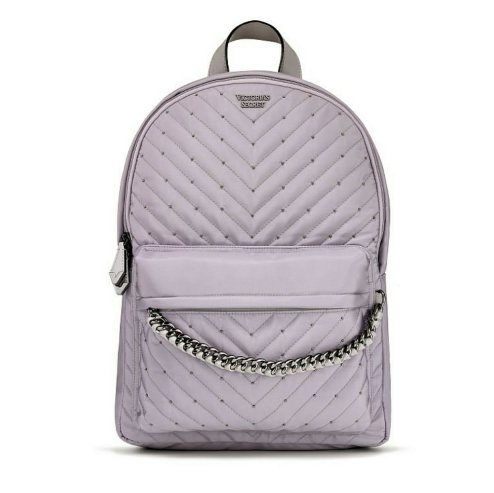 Victoria Secret Studded V-Quilt City Backpack
